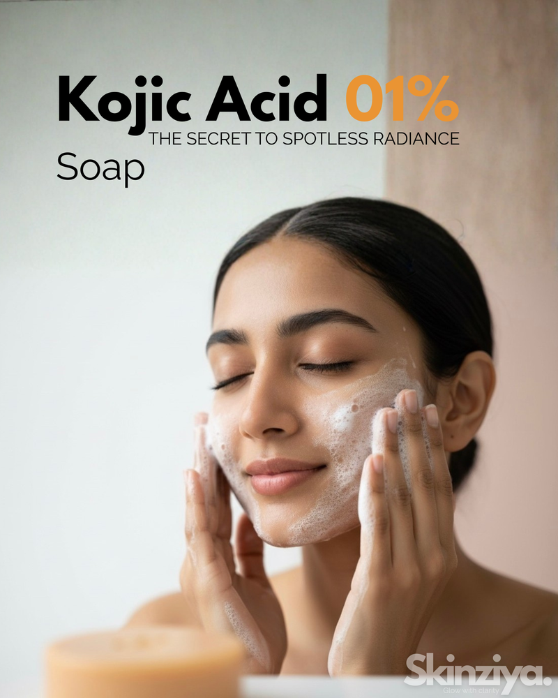 Unlock Radiant Skin with Kojic Acid: The Secret Behind Skinziya’s Glowjic Soap