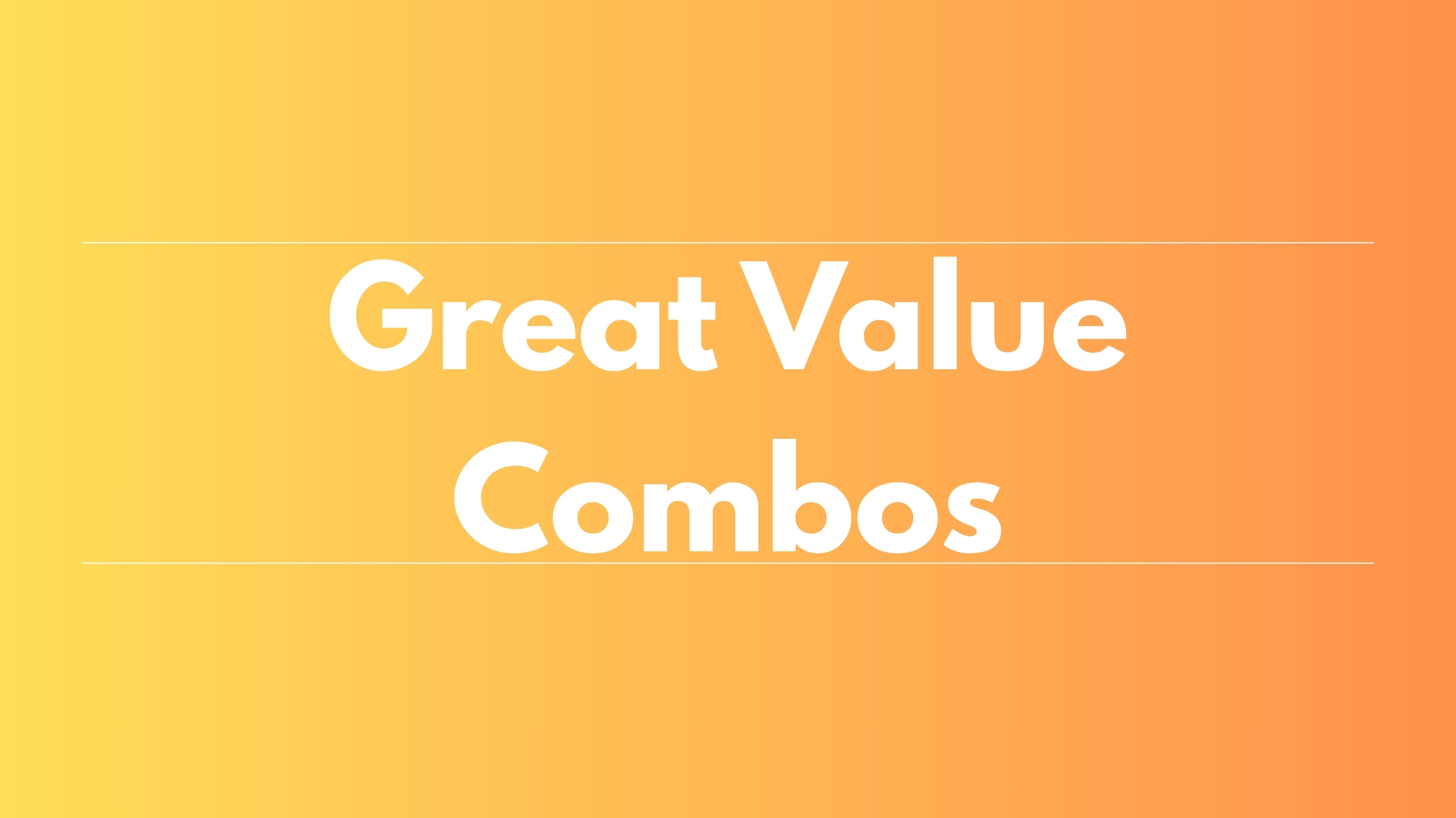 Great Value Combos - Skinziya