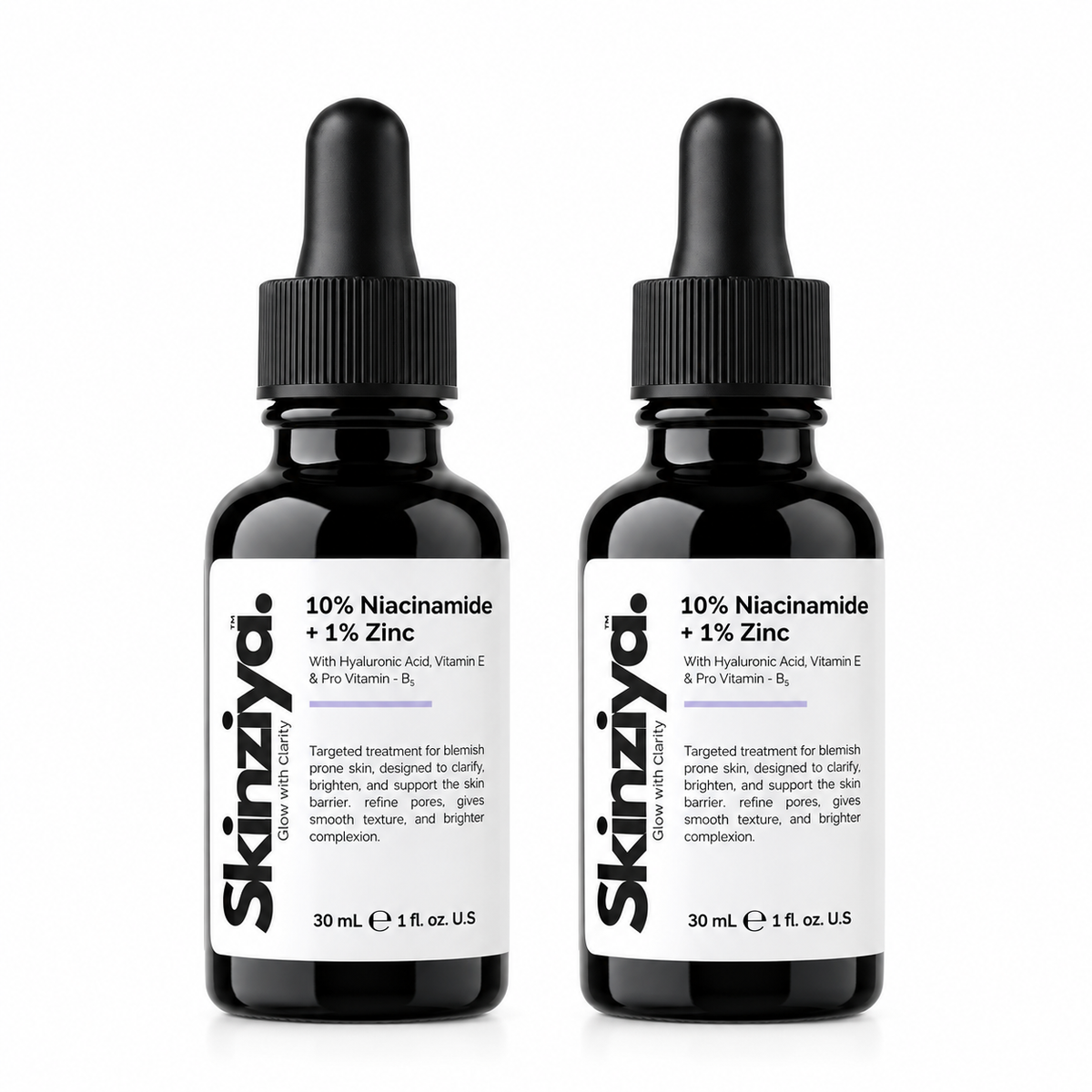 10 % Niacinamide + 1 % Zinc Serum – Pack of 2