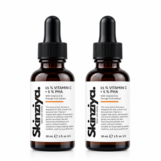 15% Vitamin C + 5 % PHA Face Serum – Pack of 2