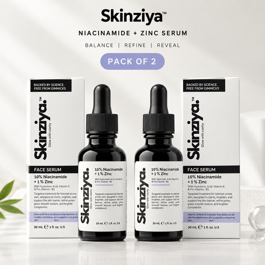 10 % Niacinamide + 1 % Zinc Serum – Pack of 2