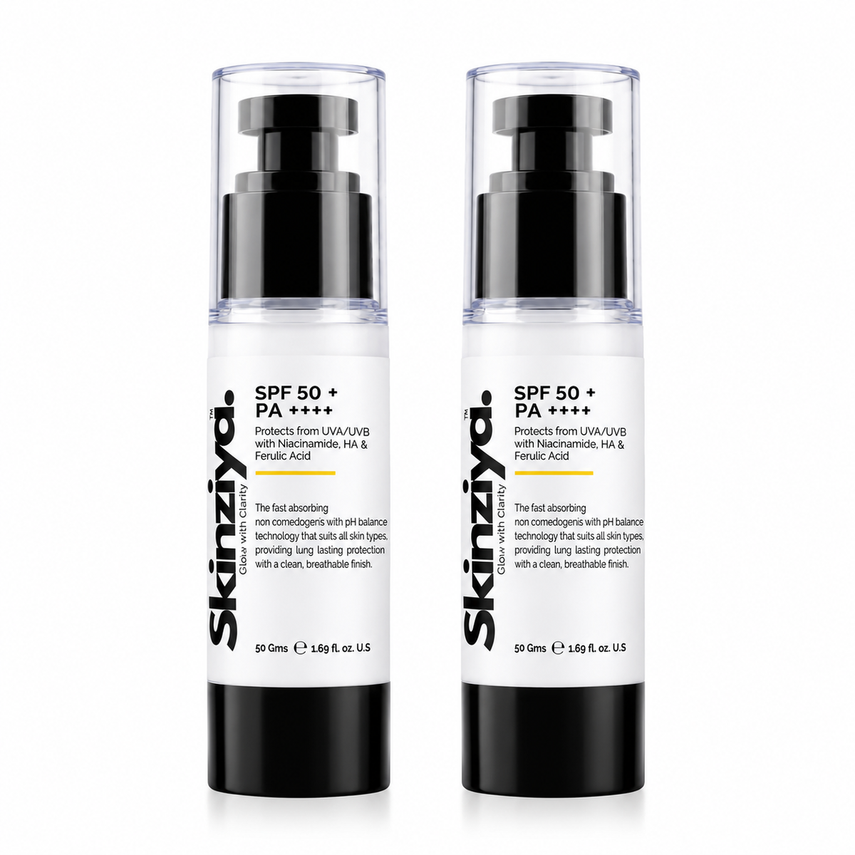 SPF 50+ PA++++ Sunscreen – Pack of 2