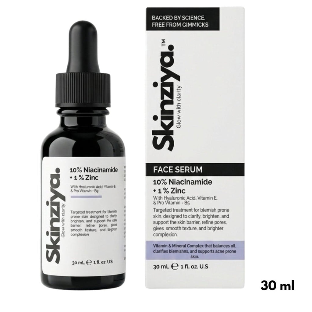 Skinziya 10% Niacinamide + 1% Zinc Serum Oil Control & Pore Refining - Skinziya
