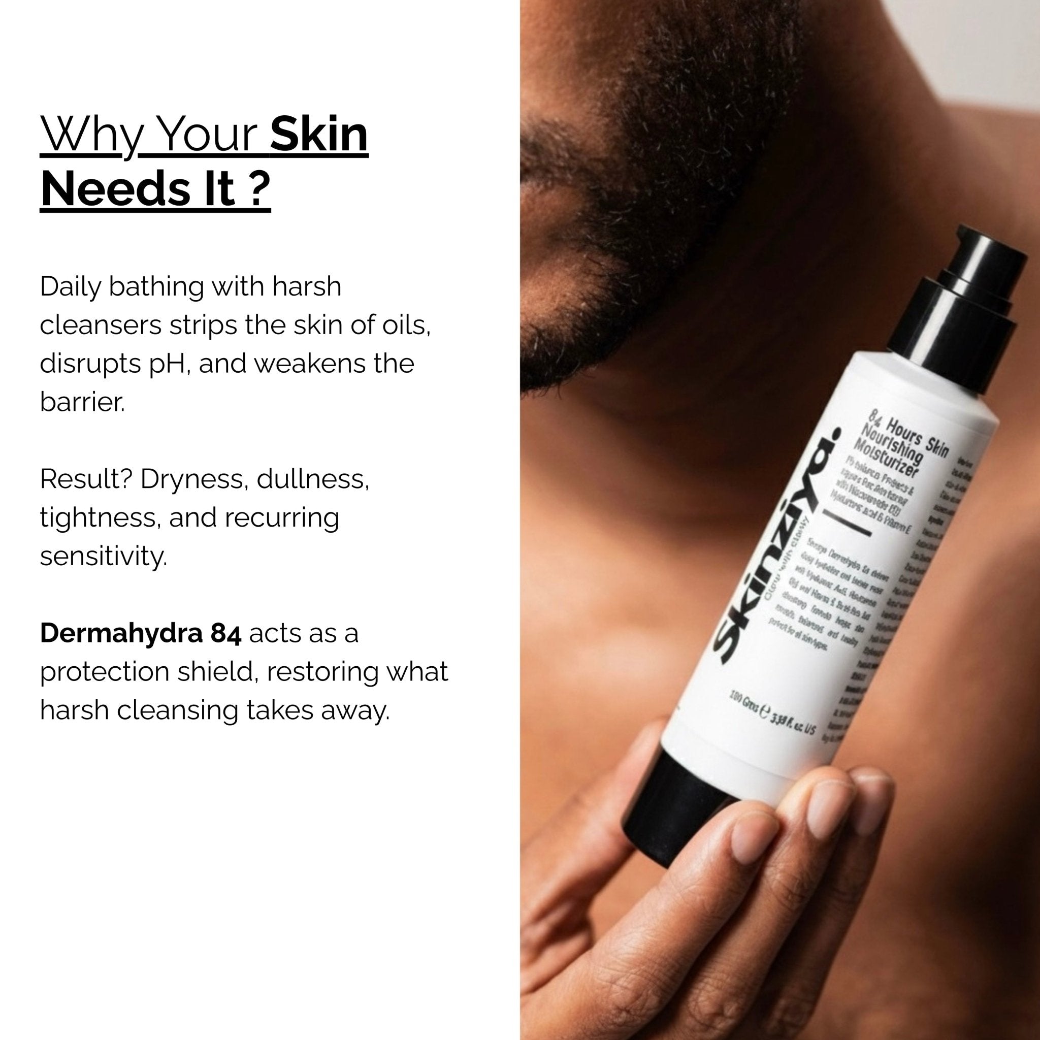 Skinziya Dermahydra 84 Moisturizer – Deep Hydration & Skin Barrier Repair - Skinziya