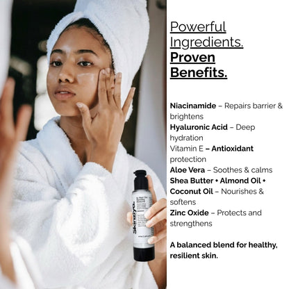 Skinziya Dermahydra 84 Moisturizer – Deep Hydration & Skin Barrier Repair - Skinziya