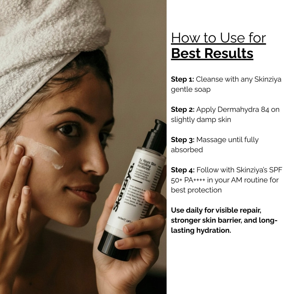 Skinziya Dermahydra 84 Moisturizer – Deep Hydration & Skin Barrier Repair - Skinziya