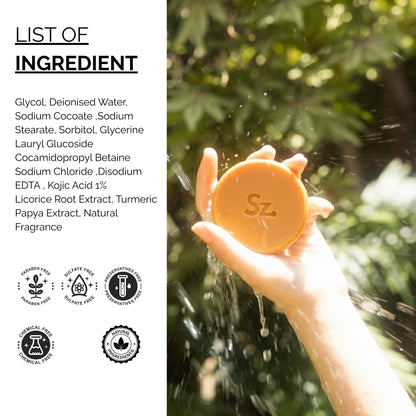 Skinziya Glowjic Kojic Acid Soap – Skin Brightening & Dark Spot Care - Skinziya
