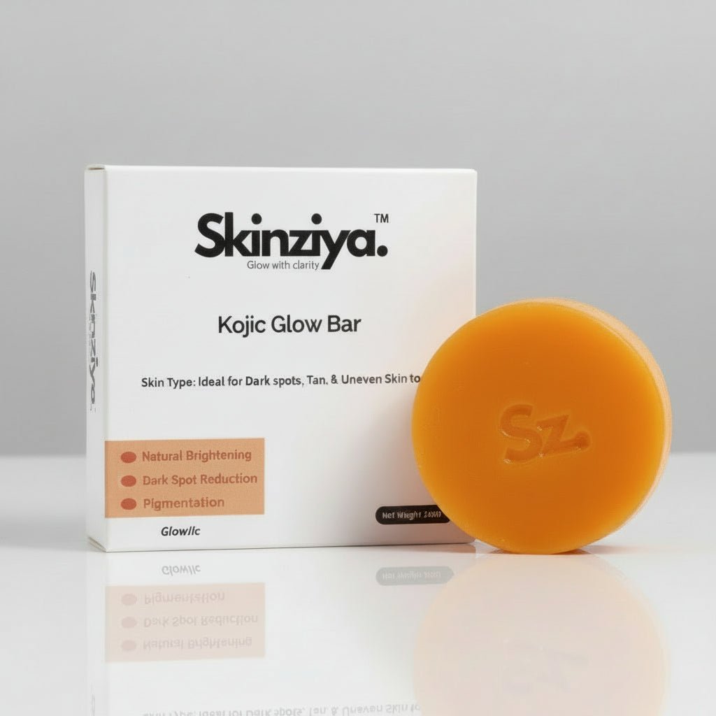 Skinziya Glowjic Kojic Acid Soap – Skin Brightening & Dark Spot Care - Skinziya