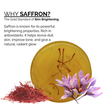 Skinziya Royal Saffron Glow Soap – Premium Brightening Formula - Skinziya