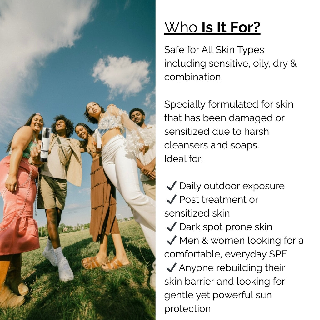 Skinziya SPF 50+ PA++++ Sunscreen – Broad Spectrum UVA/UVB Protection - Skinziya