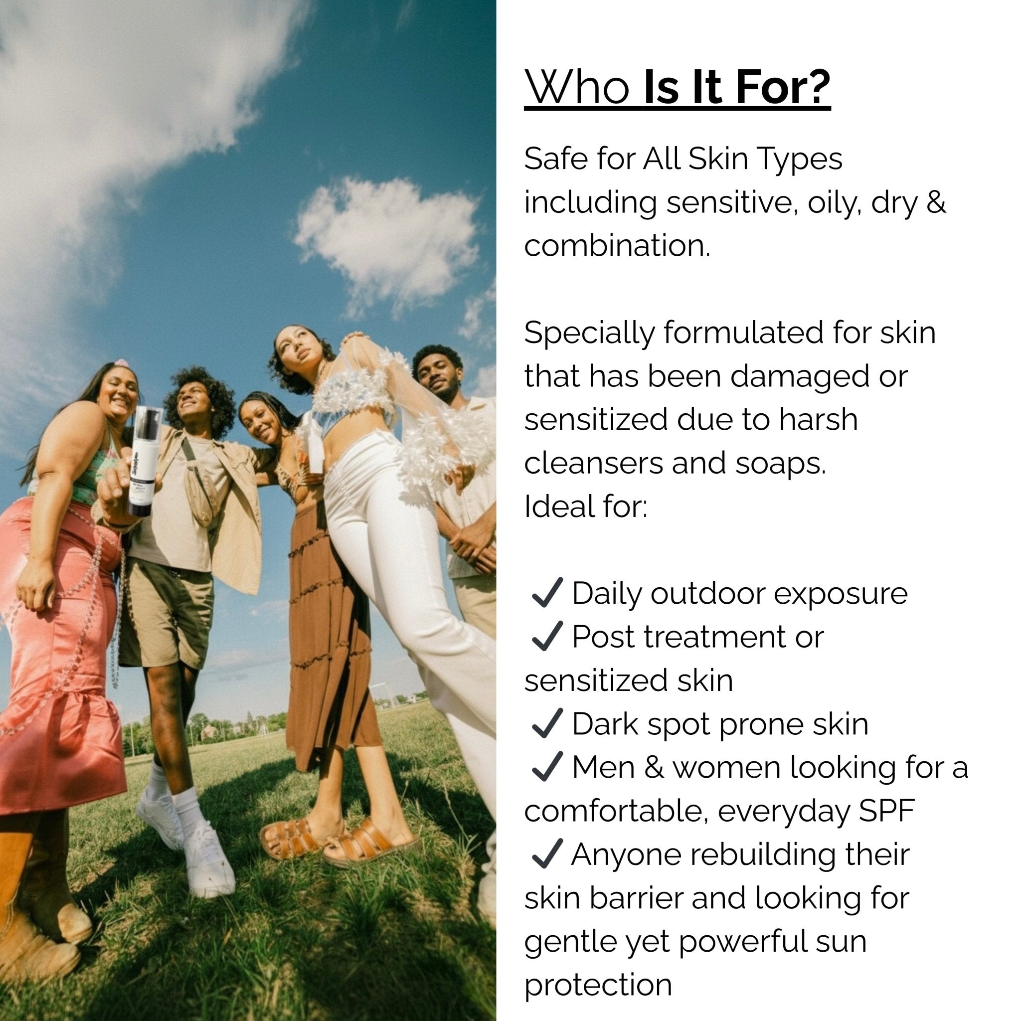 Skinziya SPF 50+ PA++++ Sunscreen – Broad Spectrum UVA/UVB Protection - Skinziya